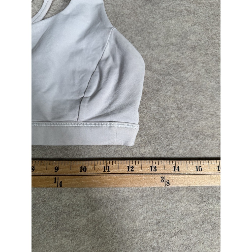 Lululemon Free To Be Serene Sports Bra Womens 6 White Criss Cross Strap Back - Picture 8 of 9